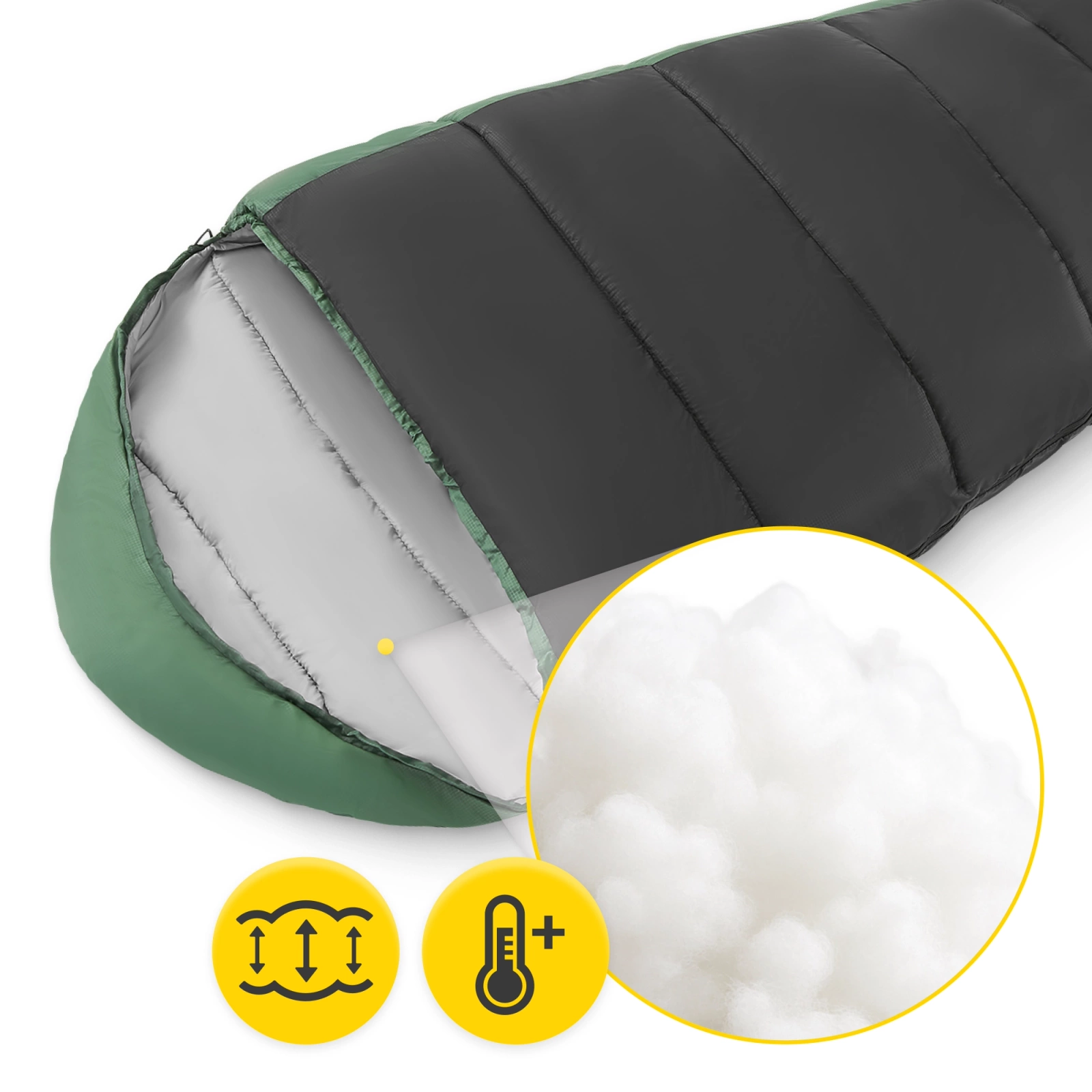 spiwor turystyczny mumia z torba