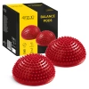 Egyensúlyozó félgömb, 2 db, piros