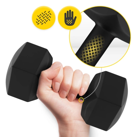 Bitumenes kézisúlyzó 2 x 5 kg