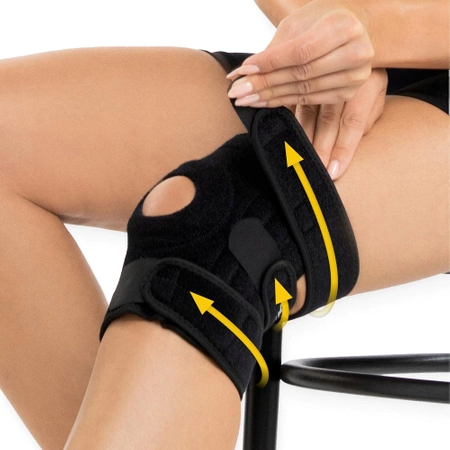 Merevítős térdrögzítő