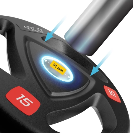 Olimpiai súlytárcsa, 2 x 15 kg