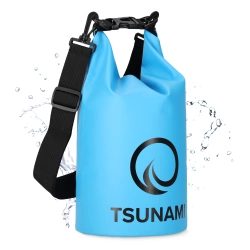 TSUNAMI vízálló zsák, 5 l, kék