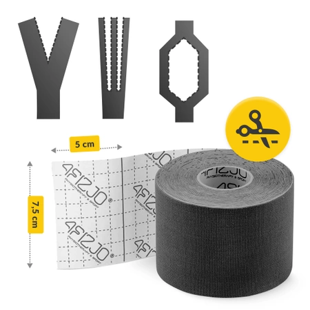 Kineziológiai tapasz Kinesio Tape, 7,5 cm x 5 m