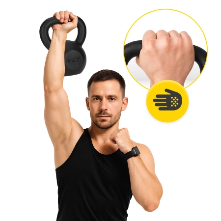 Öntöttvas kettlebell, 20 kg