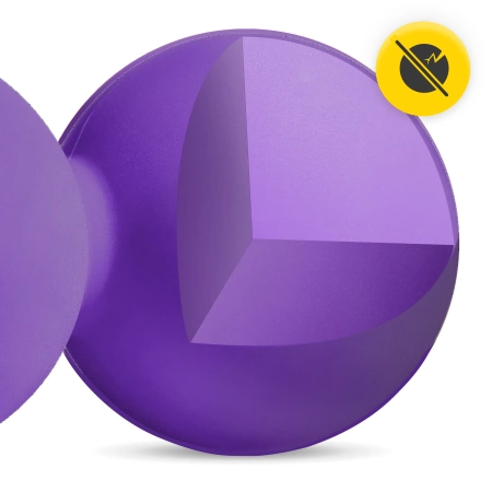 DOUBLE BALL dupla masszázslabda, lila