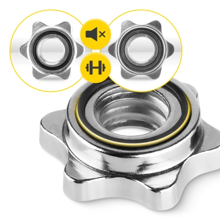 Fém csavaros bilincsek 25 mm-es nyakhoz, 2 db.