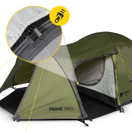 Mountain Goat PRIME TRIO túrasátor, zöld