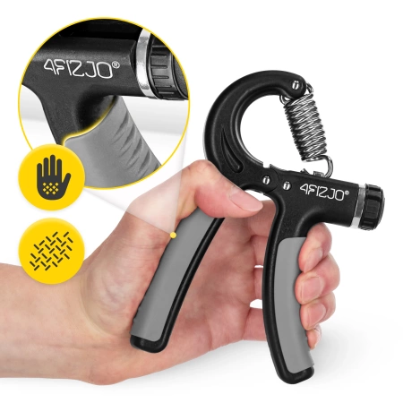 Állítható szilikon marokerősítő, szürke