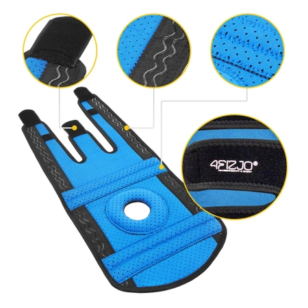 Merevítős térdrögzítő