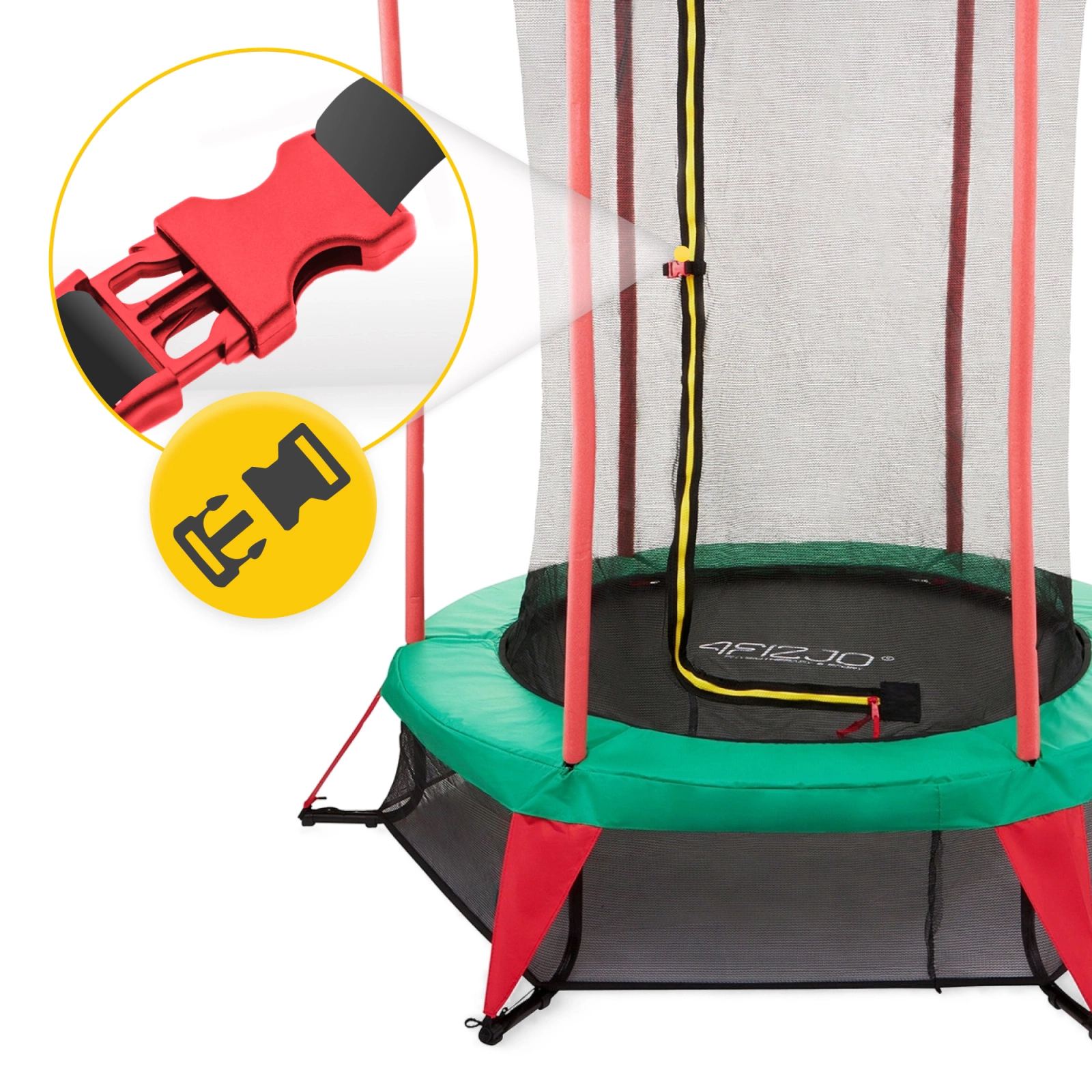 trampolina dla dzieci domowa do domu do ogrodu mala ogrod dom dzieci