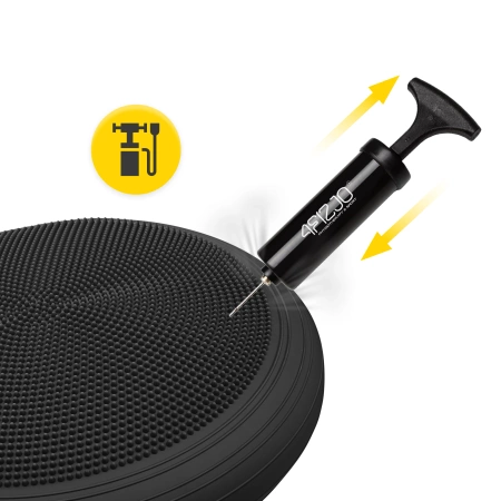 Sensomotoros párna MED+ 60 cm fekete