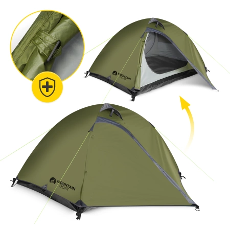 Mountain Goat PRIME DUO túrasátor, zöld