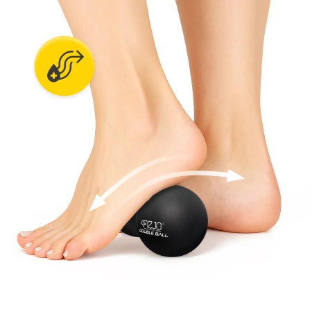 DOUBLE BALL dupla masszázslabda, fekete