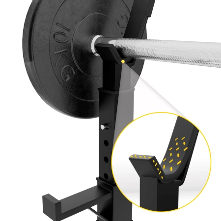 Állítható súlyzórúd tartó állvány