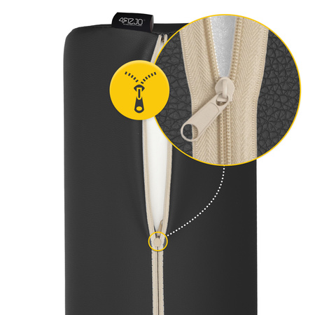 Masszázs henger, 60 × 15 cm, fekete