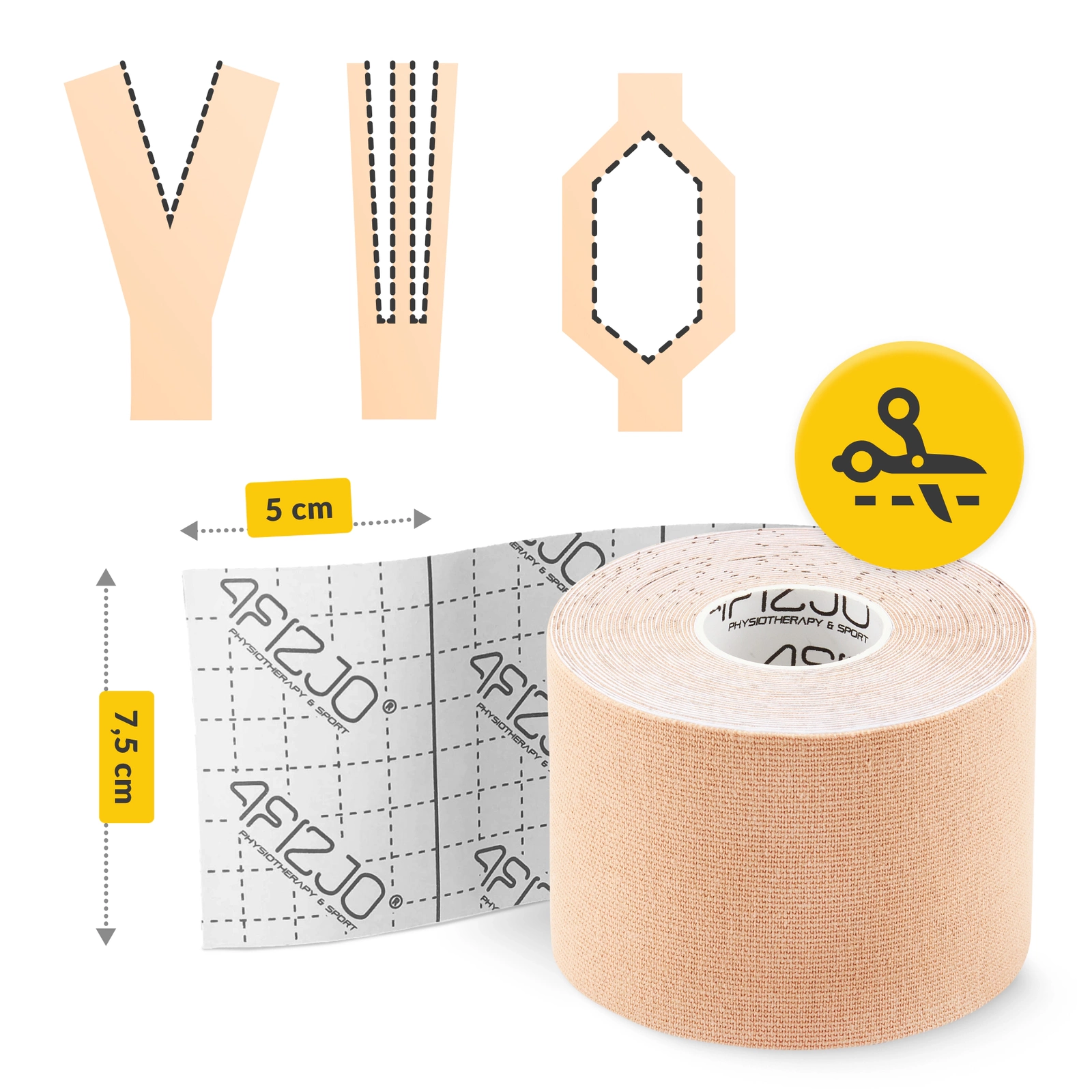 tasma kinezjologiczna kinesio tape taping 4fizjo plastry tejpy