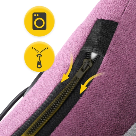 LITE melegíthető masszázspárna, rózsaszín