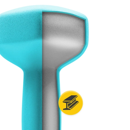 Classic öntöttvas kézisúlyzó, 2 x 1 kg