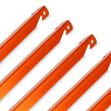 V-alakú alumínium sátorcövek, 18 cm, 10 db