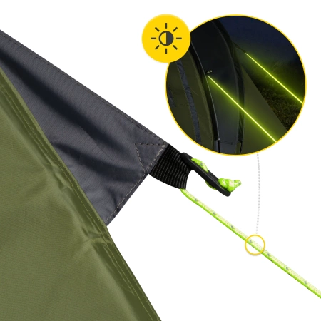 Mountain Goat PRIME QUATRO turistasátor, khaki