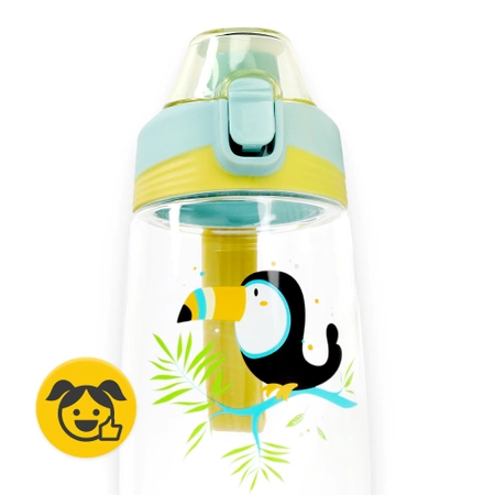Gyerek kulacs, tukános minta, 550 ml
