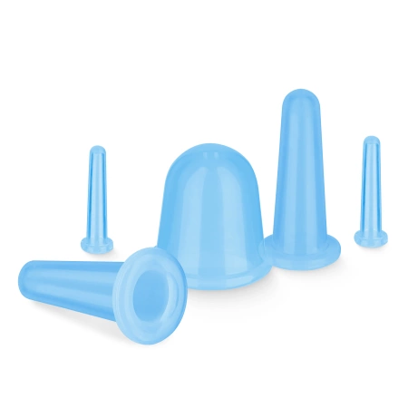 FACE+ szilikonköpöly készlet, 5 db, kék