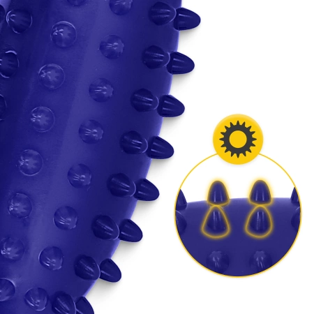 Bab alakú szenzoros masszázslabda, kék