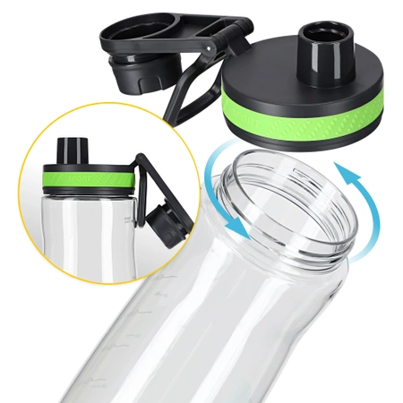 Sportkulacs, 850 ml, zöld