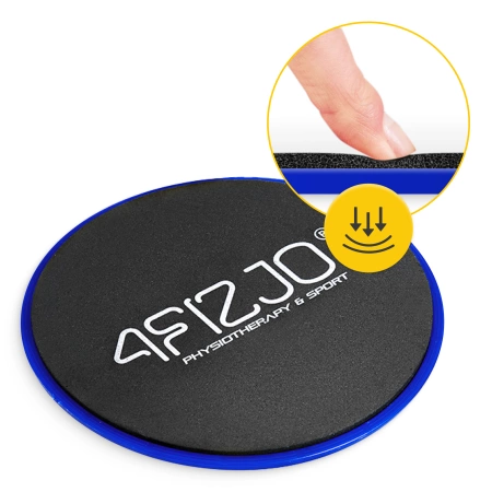 SLIDE csúszókorong edzéshez, 2 db, kék