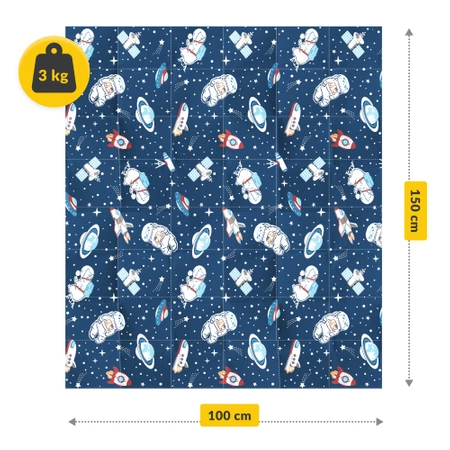 Gyerek súlyozott takaró, 3 kg