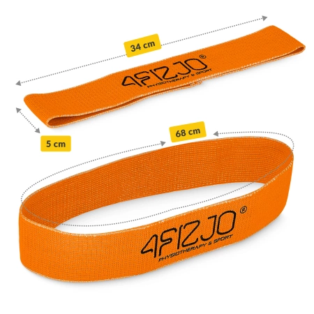 FLEX BAND textil fitness gumiszalag, 1-5 kg