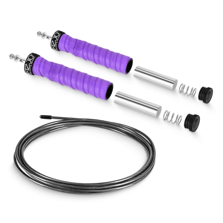 Súlyozott boksz ugrálókötél, 3 m, lila