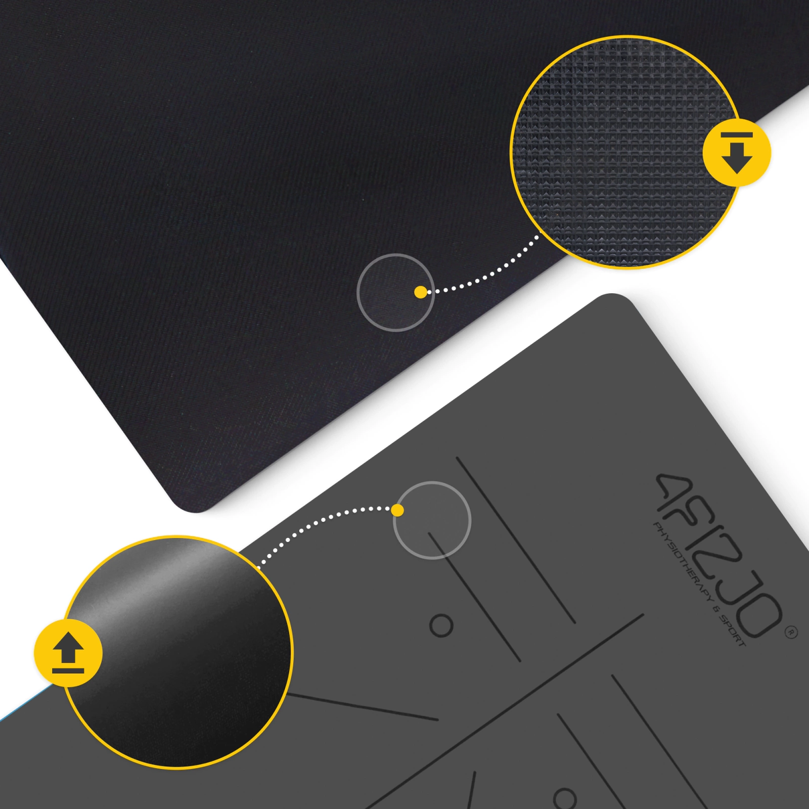 mata do jogi medytacji kauczukowa