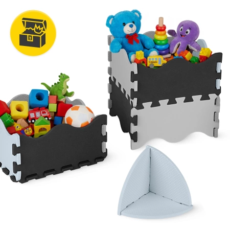 Oktató puzzle szőnyeg gyerekeknek, 150 x 150 cm, fehér