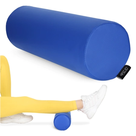 Rehabilitációs formázott masszázshenger, 30 x 10 cm, kék