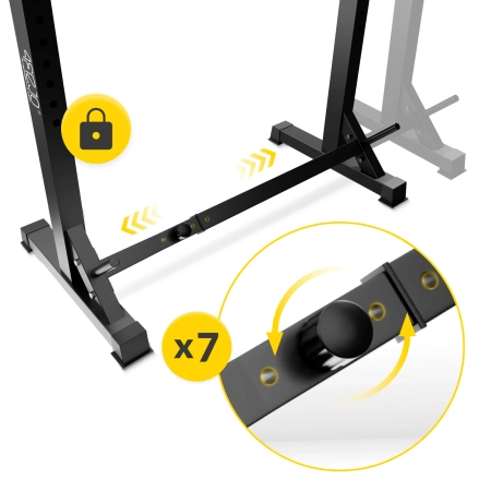 PRO állítható súlyzórúd tartó állvány