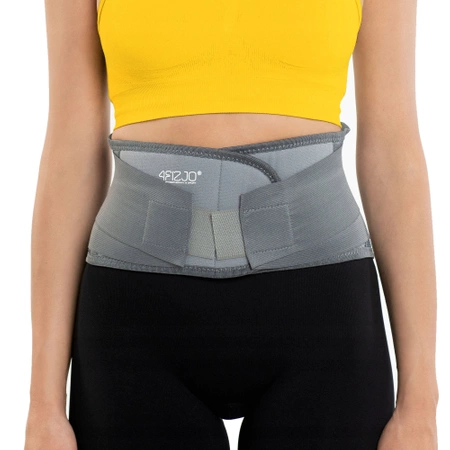 Ortopéd derékrögzítő, XL, szürke