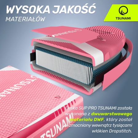 TSUNAMI PRO SUP deszka, 350 cm, T10