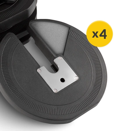 PREMIUM állítható súlyú kettlebell, 2-12 kg