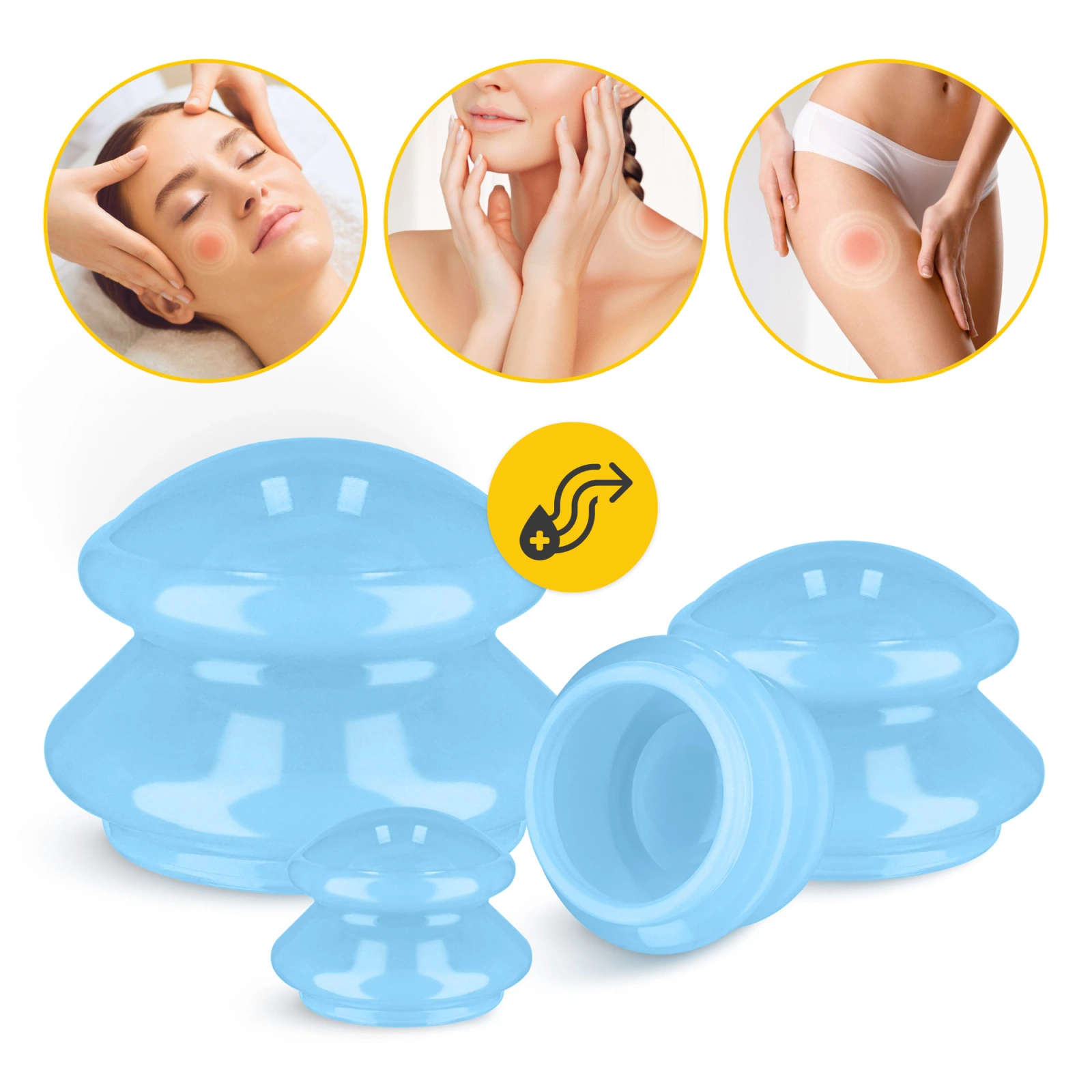 banki chinskie do masazu ciała do twarzy silikonowe