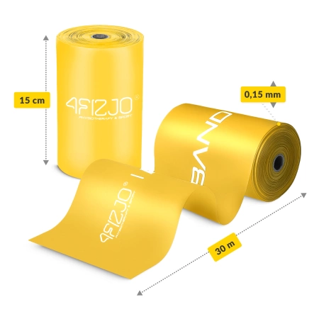 FLAT BAND rehabilitációs szalag, 1-2 kg, 30 m