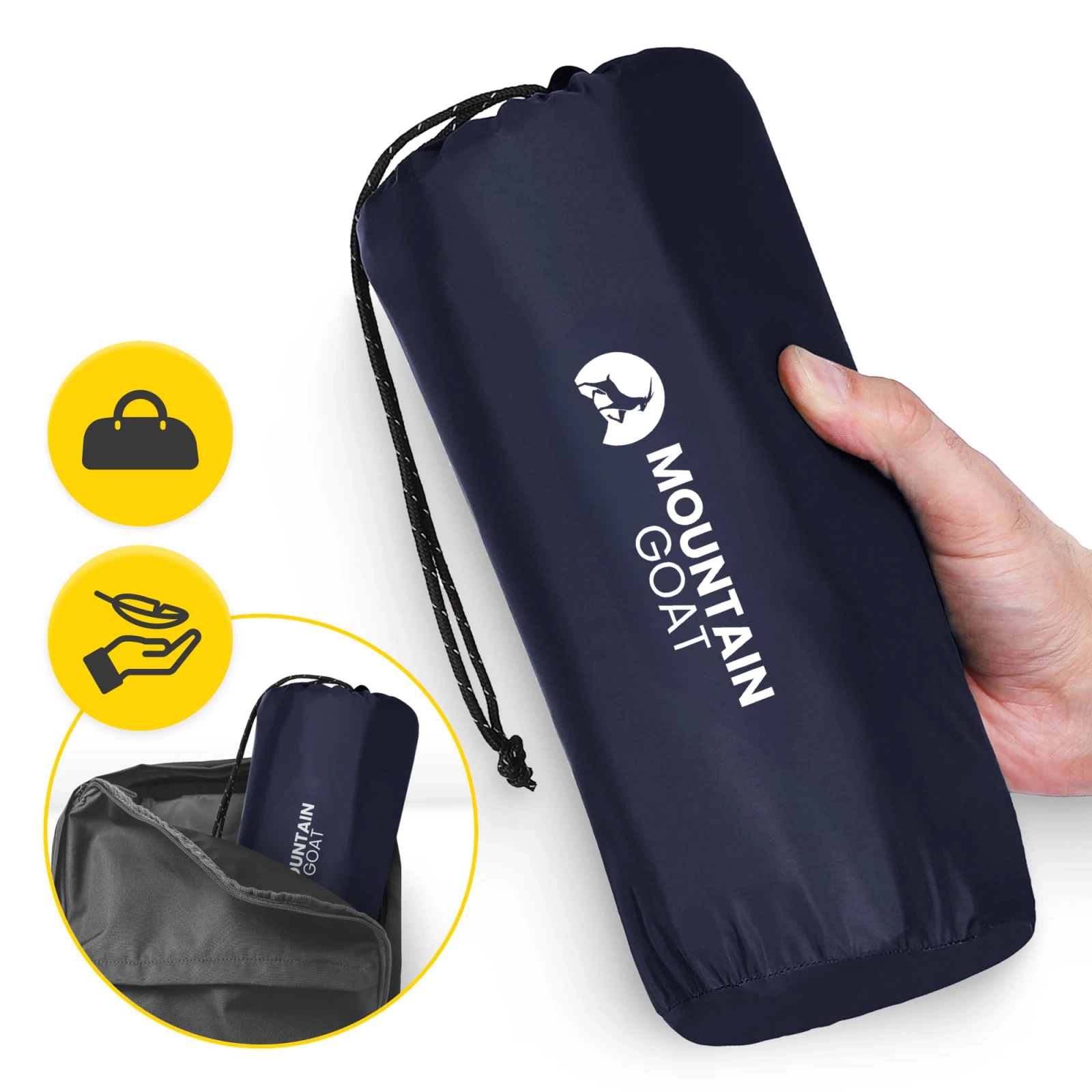 dmuchany materac pompowany turystyczny trekkingowy