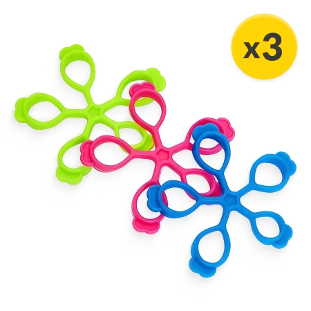 3 részes ujjerősítő gumikészlet