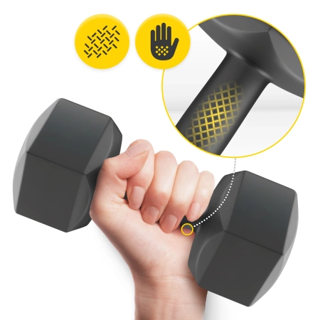 Bitumenes kézi súlyzó 2 x 4 kg