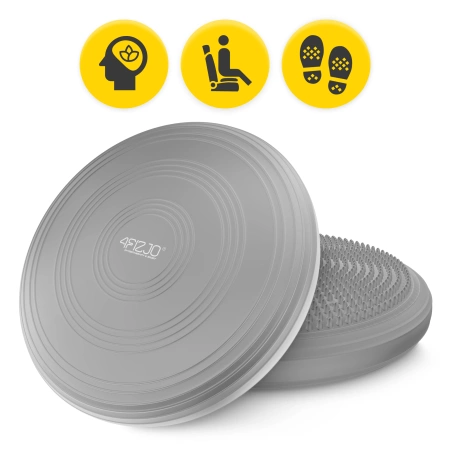 MED+ szenzomotoros párna, 33 cm, szürke