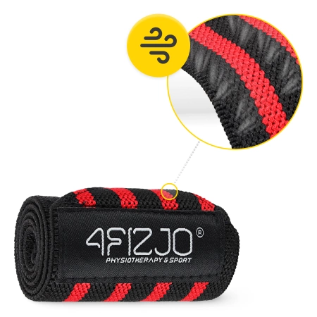 Csuklószorító, 2 db, piros