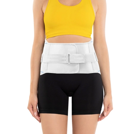 Ortopéd derékrögzítő, L, világosszürke