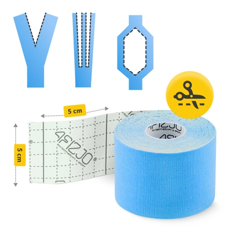 Kineziológiai tapasz Kinesio Tape, 5 m x 5 cm