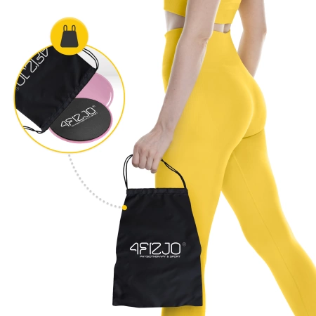 SLIDE csúszókorong edzéshez, 2 db, rózsaszín