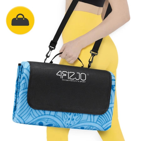 Szigeteléssel rendelkező piknik- és strandtakaró, 200 x 200 cm, kagyló mintás